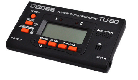 Afinador con Metrónomo TU-80 Boss