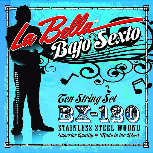Encordadura para Bajo Sexto BX-120 La Bella