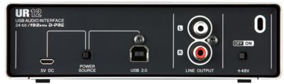 Interfaz de Audio USB 2x2 CH UR12 Steinberg
