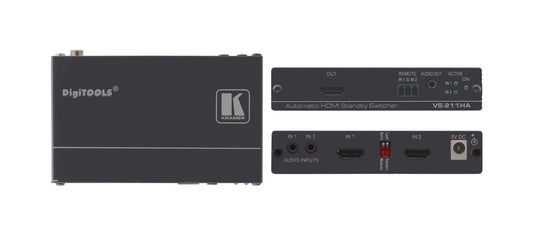Selector Automático de Audio y Video VS-211H2 Kramer